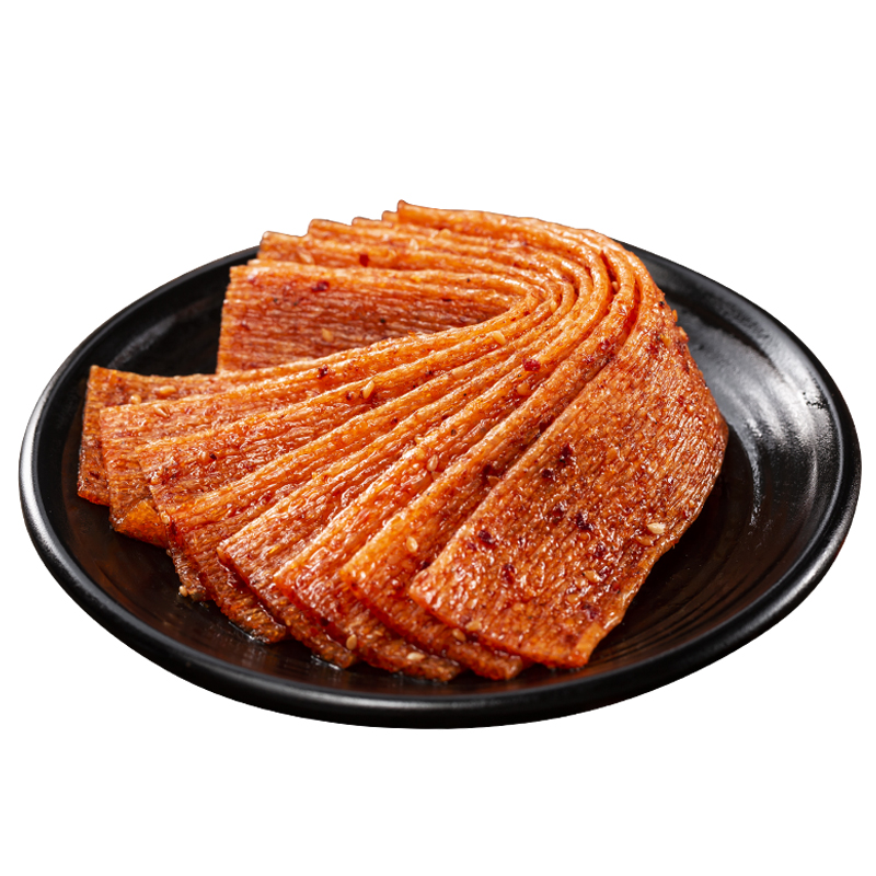 手撕脾气辣片湖南麻辣零食抖音同款
