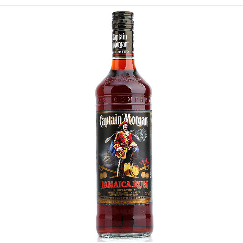 摩根船长黑朗姆酒原瓶进口烈酒提拉米苏配料烘焙原料洋酒英国正品