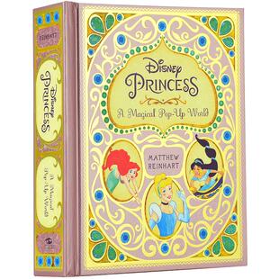 预售 迪士尼公主立体书 魔法世界 原装进口正版 Disney Pricess Magical Pop-up World 迪士尼公主全集 童年回忆 儿童节礼物