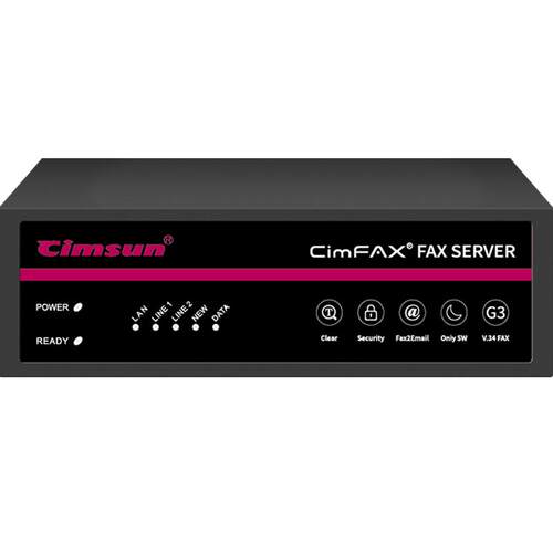 Cimsun先尚传真机,CimFAX传真服务器 增强安全版Z5 800用户 64GB存储 电子电脑电话手机数码无纸网络传真机