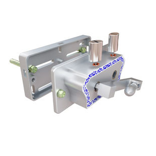 衣架手摇器通用升降器配件摇手器绞盘线盒免打孔上下孔斜孔自锁器