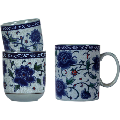 景德镇市陶瓷小茶杯家用青花茶具