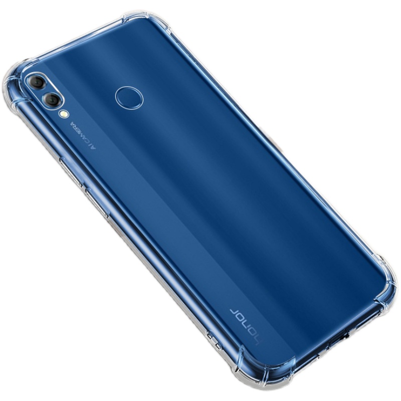 荣耀9x手机壳防摔honor9xpro全包边max华为por荣耀8x软壳paly畅玩7x气囊play3透明piay3e外壳8a保护8c简约9i