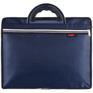 定制a4手提会议文件袋拉链大容量男女士公文包帆布商务学生手拎补习袋档案袋办公资料培训防水印刷文字logo