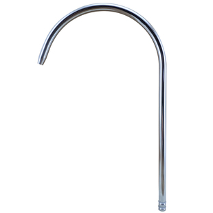 304不锈钢净水器龙头配件厨房2分水龙头出水万向鹅颈大弯管零配件