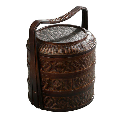 手工复古多层果篮婚庆食盒