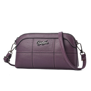 贝壳包女2020新款休闲妈妈包中年单肩斜挎手拿包女小包妇女买菜包