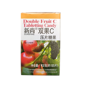 新尚牌双果c片压片连锁售后糖果