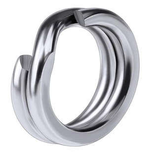 路亚圈强力压扁双圈转环不锈钢路亚鱼饵假饵连接环钢圈配件连接器