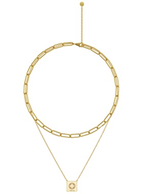 十字方牌组合项链CURE