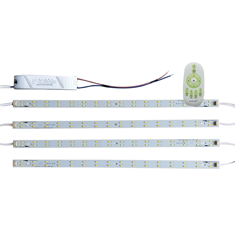 led吸顶灯长方形改造灯条无极调光调色2.4G遥控改装灯管变光灯带