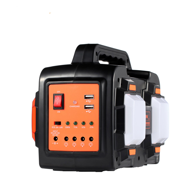 康铭LED应急灯可充电12V电瓶电池灯摆夜市地摊灯户外露营停电照明