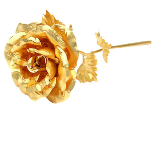 24K金箔玫瑰花礼盒套装创意浪漫七夕情人节生日男女朋友闺蜜礼物