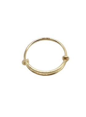 不褪色美国包金纤细叠戴戒指