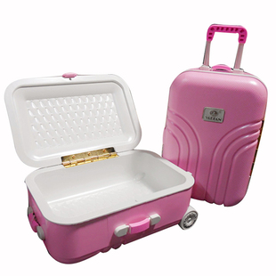 创意旅行箱存钱罐可爱儿童拉杆行李箱储蓄罐小首饰收纳盒生日礼物