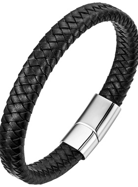 皮手链韩版个性潮编织小众民族