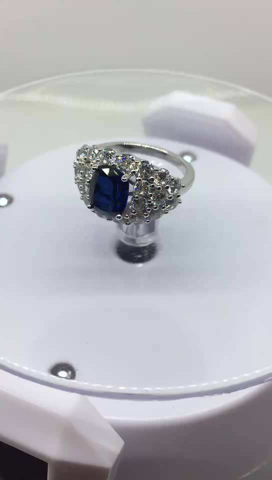 Alibaba China Supplier Dubai  White  Gold  Engagement  Blue 