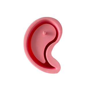 八卦太极植物水泥硅胶模具半月DIY手工创意半月形多肉花盆模具