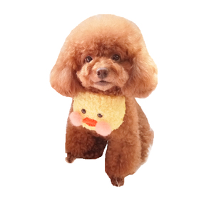 小年糕独家原创纯手工宠物狗狗猫猫泰迪毛线玻尿酸鸭围兜口水巾帽