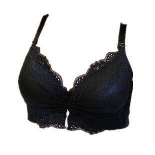 小胸平胸女加厚A杯文胸 性感聚拢带钢圈胸罩调整型三排扣内衣