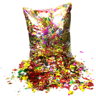 彩纸撒花生日结婚拍照舞台道具彩色手撒亮片礼花碎纸碎片礼炮婚礼