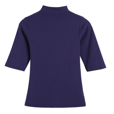 新款t恤五分袖立领中年风打底衫