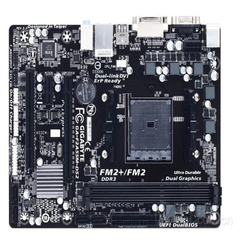 技嘉充新FM2+集显a8a10主板
