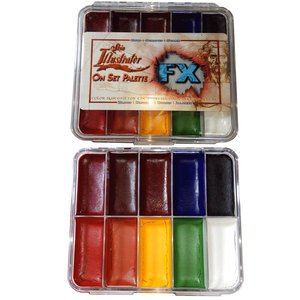 影视化妆特效假皮上色颜料酒精油彩面皮伤效伤疤万圣节舞台化妆品