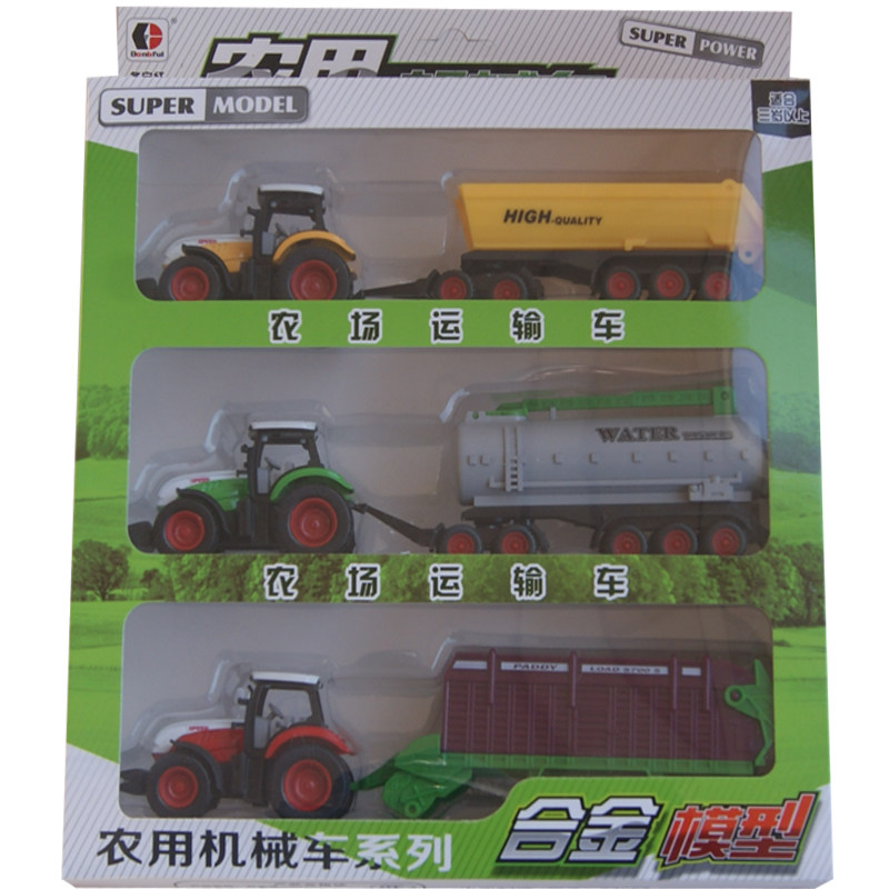 仿真玩具合金迷你拖拉机车