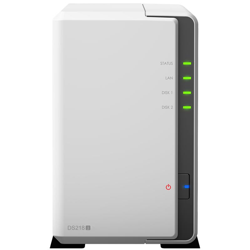 Synology群晖nas存储DS223j主机家用网络私有云群辉双盘位入门家用局域网共享硬盘阵列储存服务器220j升级版