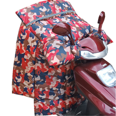 冬季加绒挡风被加大加厚大号电瓶电动车三轮车防风罩保暖防水护腰