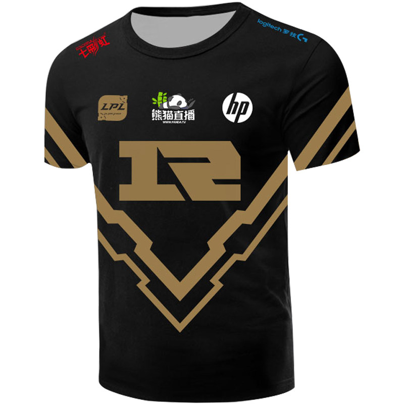 rng队服短袖T恤电竞服设计定制