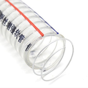 PVC钢丝高强度涤纶纤维复合管增强软管塑料管透明自来水管高压管