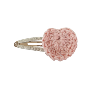 日本金丝棉线爱心发夹发饰婴儿女孩中大童可爱女宝宝韩版边夹发卡