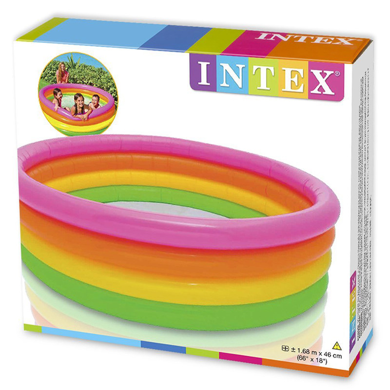 intex波波球充气游泳池