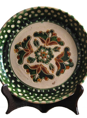 陶瓷摆件雕刻花卉仿古风艺术品