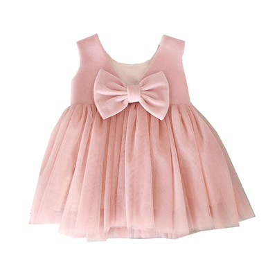 韩国童装秋冬女宝宝羊绒礼服裙