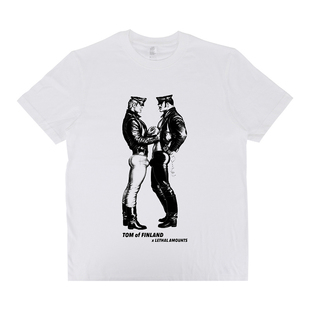 芬兰的汤姆Tom of Finland艺术电影古着阿美咔叽美式复古男女短袖