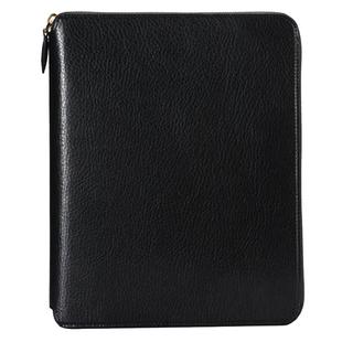 TIMEBOX精品LIKE A BOOK系列意大利手工擦色牛皮定页拉链包记事本商务经理文件收纳包会议记录笔记本子