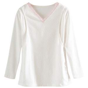 纯棉薄款月子服产后睡衣哺乳秋衣春夏喂奶衣秋冬孕妇秋衣秋裤套装
