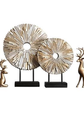 客厅玄关酒柜装饰品现代鹿摆件