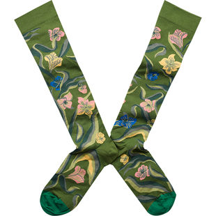 法国Bonne Maison 20AW英文故事系列中统袜CA现货