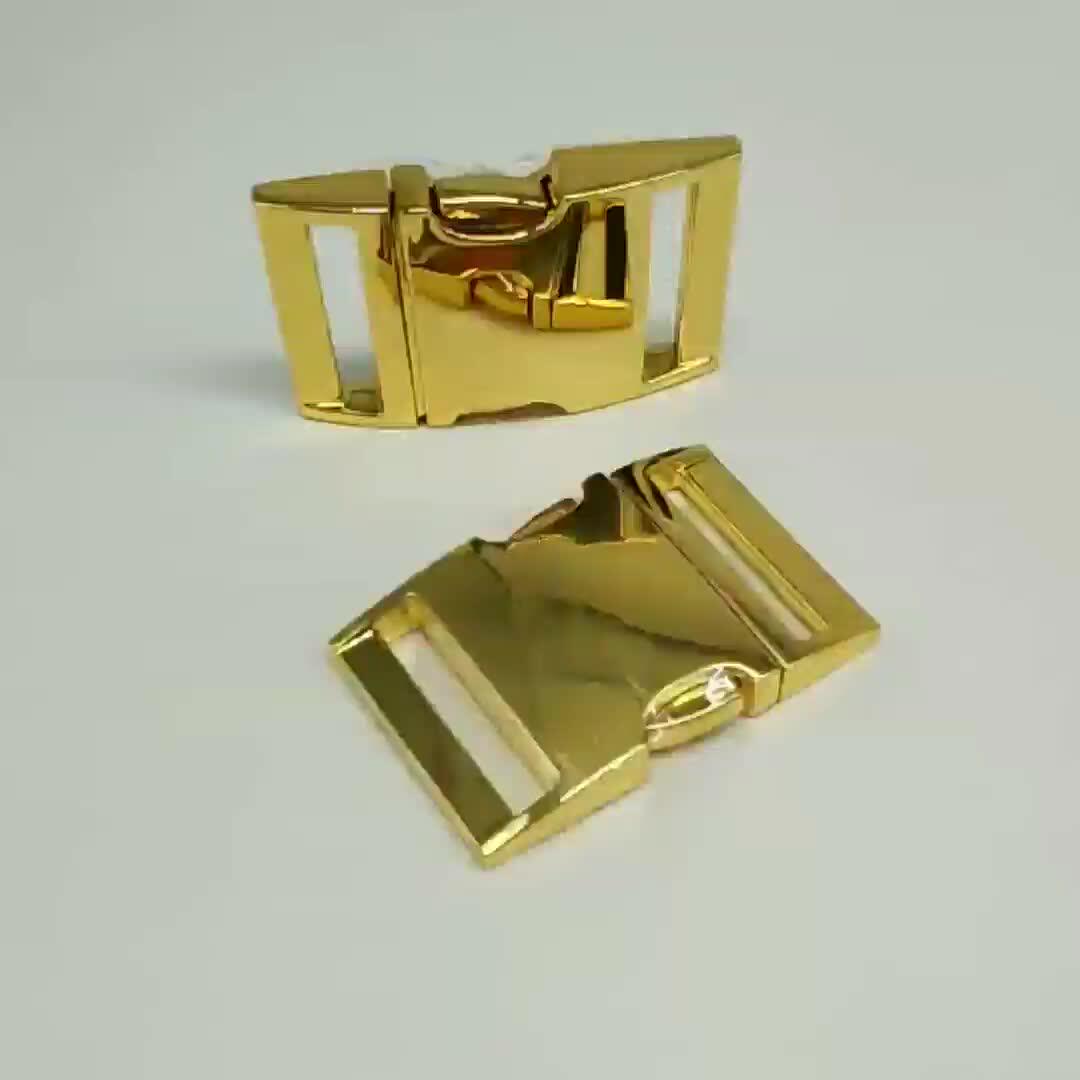 2 Inch Gold Metal Side Release Buckles For Dog Collars Buy Gold Metal