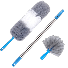 家用可伸缩加长鸡毛禅子屋顶天花板除尘