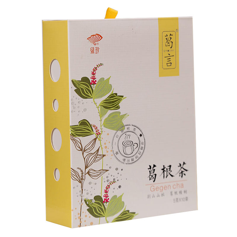 【赠品非卖品】湖北绿珍葛根茶50g礼盒装柴葛正宗天然解酒养生茶