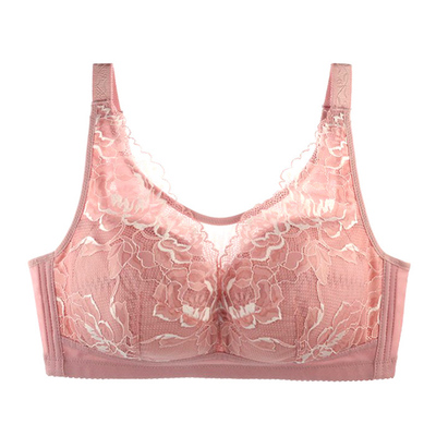 超薄聚拢收副乳大码无海绵文胸