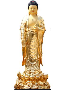 圆通观音供奉西方三圣阿弥陀佛像