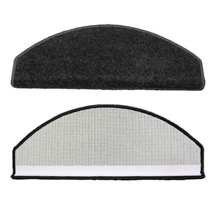 华德简约加厚黑色楼梯踏步防滑踏步垫休息缓步台转角定制免胶自吸