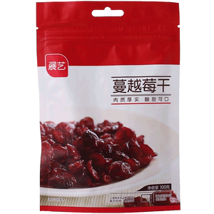 展艺蔓越莓干100gx2袋蜜饯果干