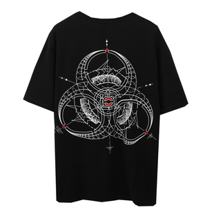 维特Clot X Fragment X Innersect三方联名展会潮牌陈冠希短袖T恤